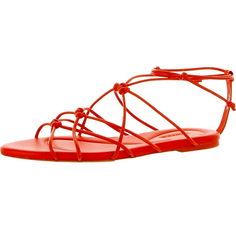 VINCE Kenna Knotted Leather Gladiator Sandals